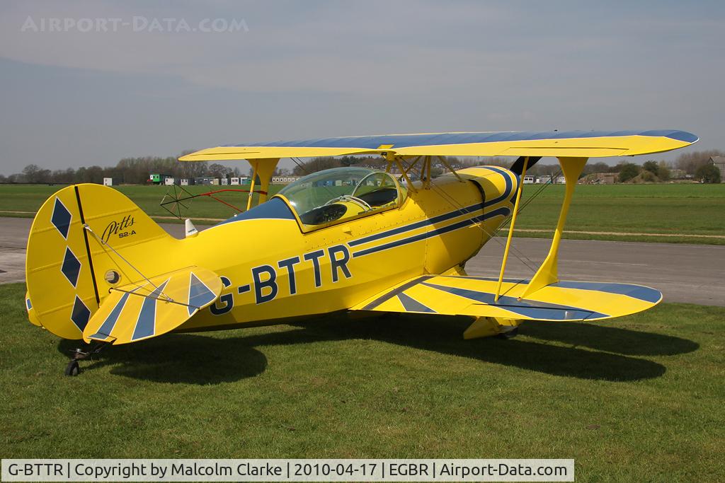 G-BTTR, 1979 Aerotek Pitts S-2A Special C/N 2208, Aerotek Pitts S-2A Special. At the 2010 British Aerobatic Association John McLean Trophy competition, Breighton Airfield.
