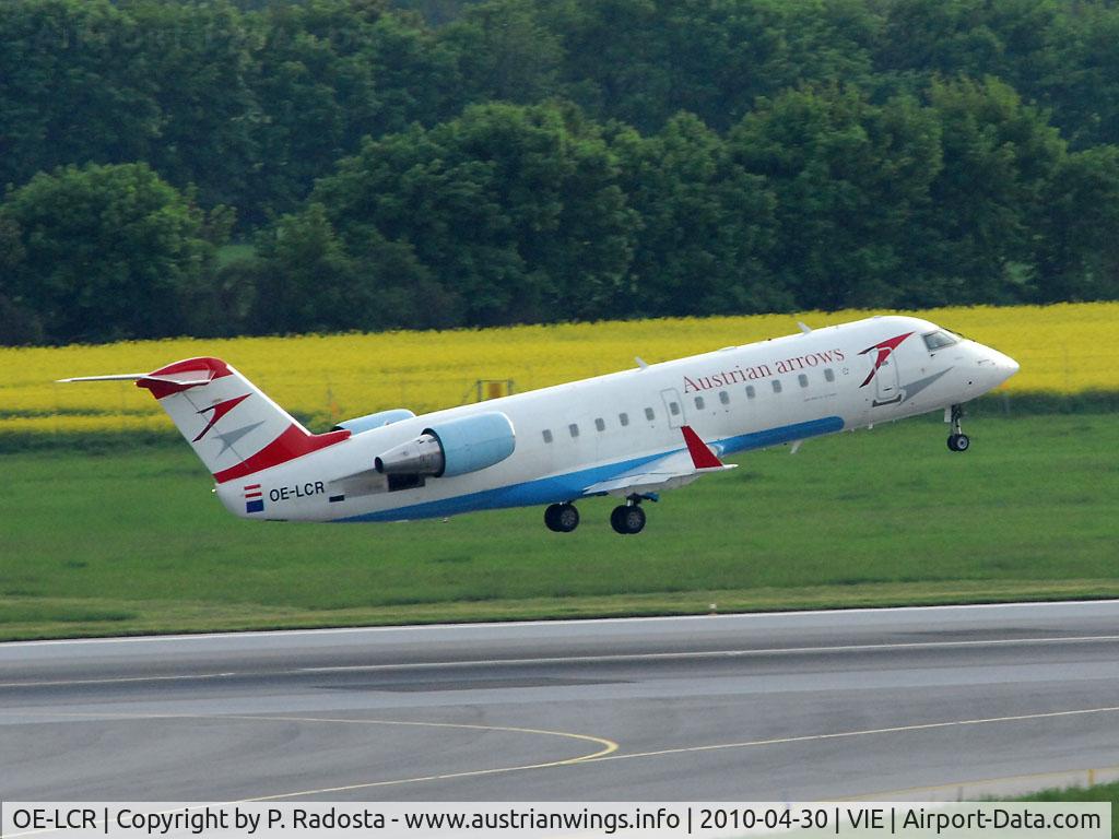 OE-LCR, 2003 Canadair CRJ-200LR (CL-600-2B19) C/N 7910, Last takeoff bound for NCE for an Austrian Airlines passenger flight