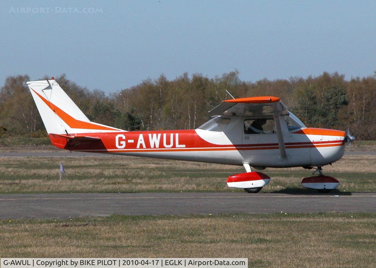 G-AWUL, 1968 Reims Cessna F150H C/N 0346, VISITING A/C