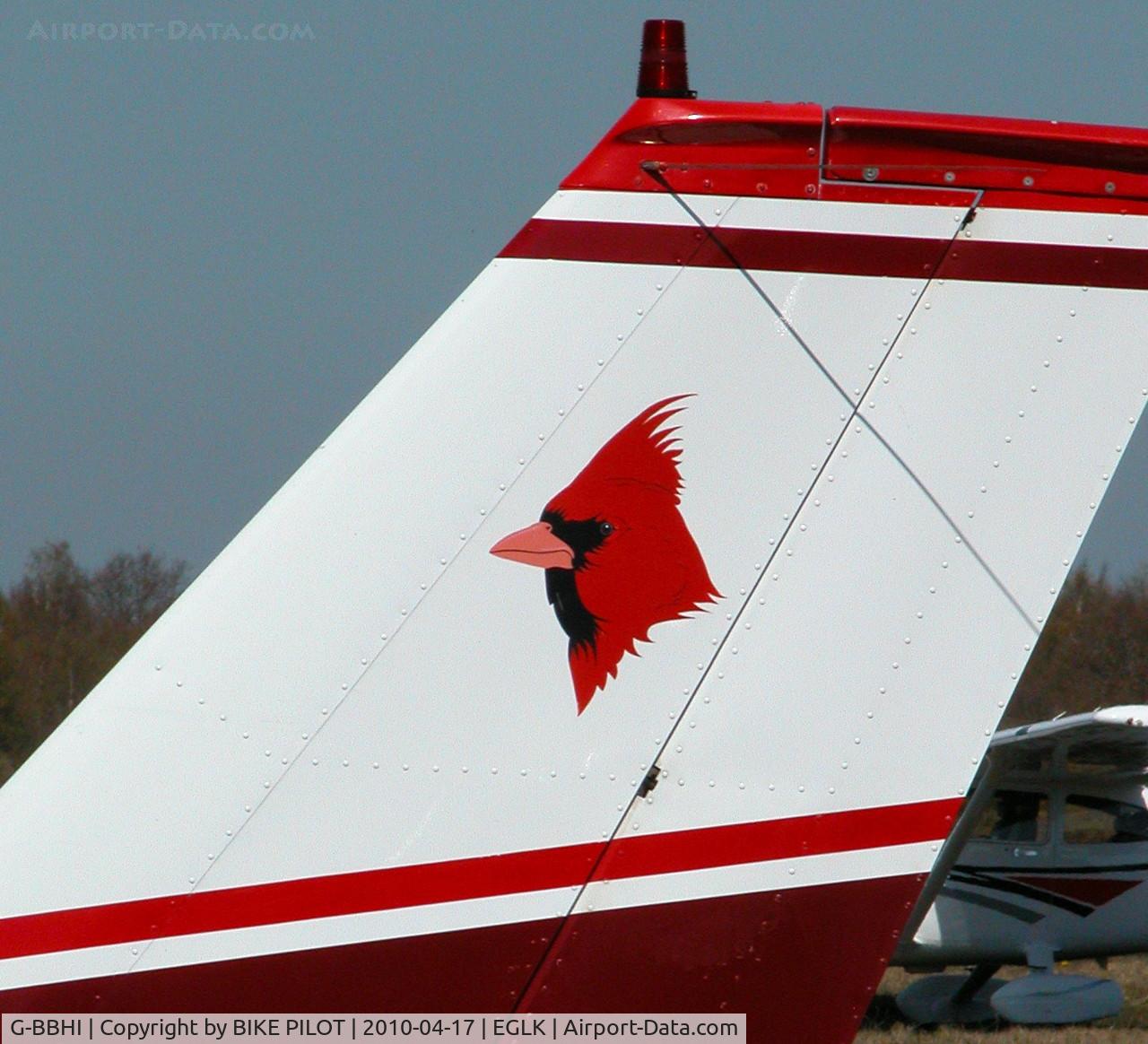 G-BBHI, 1972 Cessna 177RG Cardinal C/N 177RG0225, THE CARDINAL'S CARDINAL