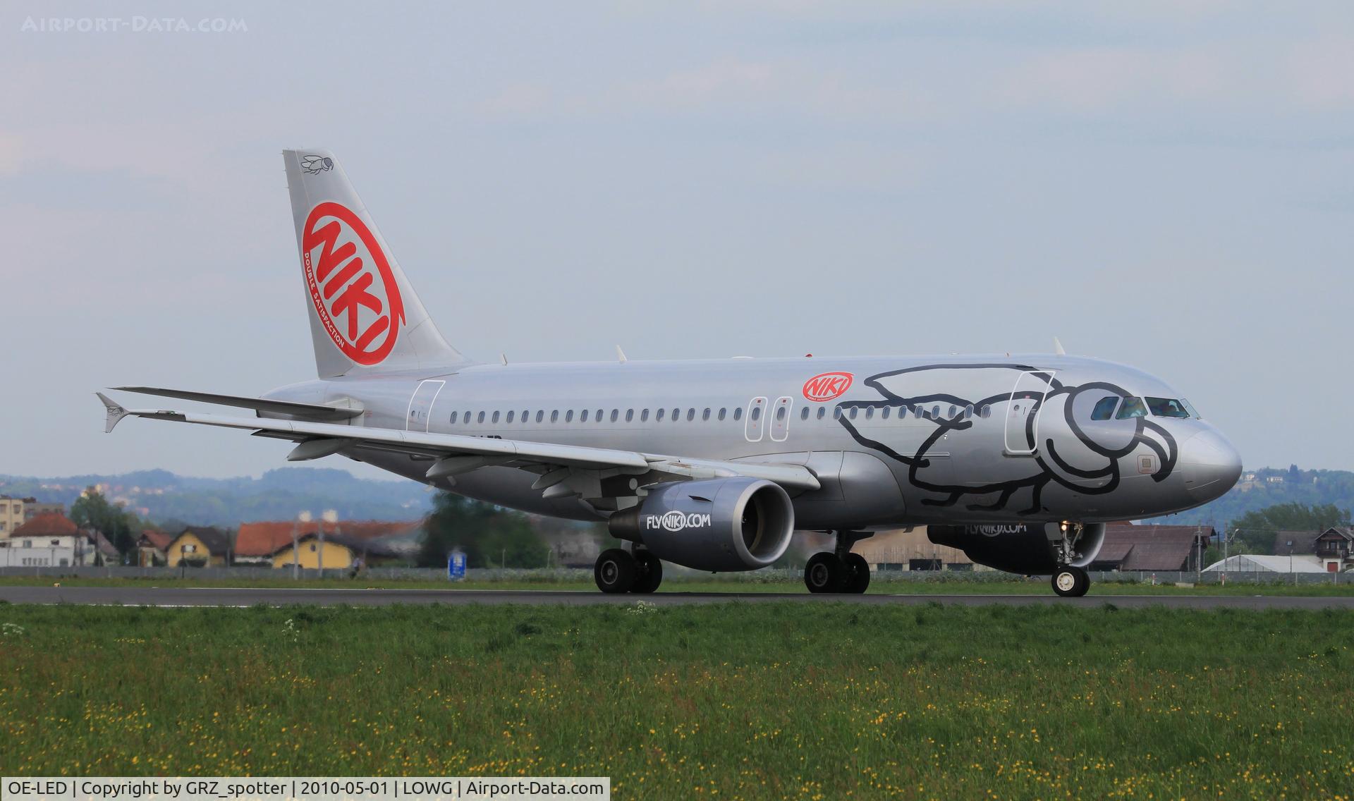 OE-LED, 2008 Airbus A319-112 C/N 3407, Niki A319