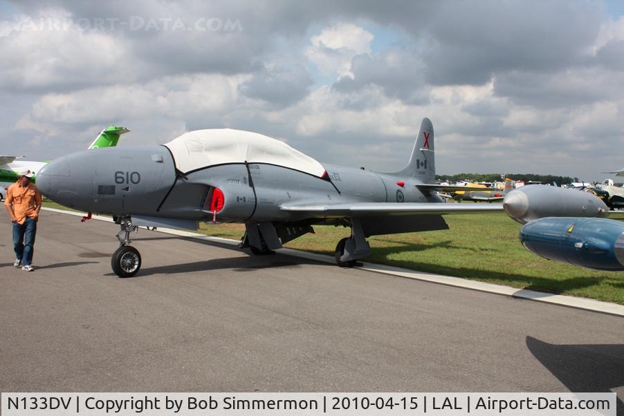N133DV, 1959 Canadair CT-133 Silver Star 3 C/N T33-610, Sun N Fun 2010