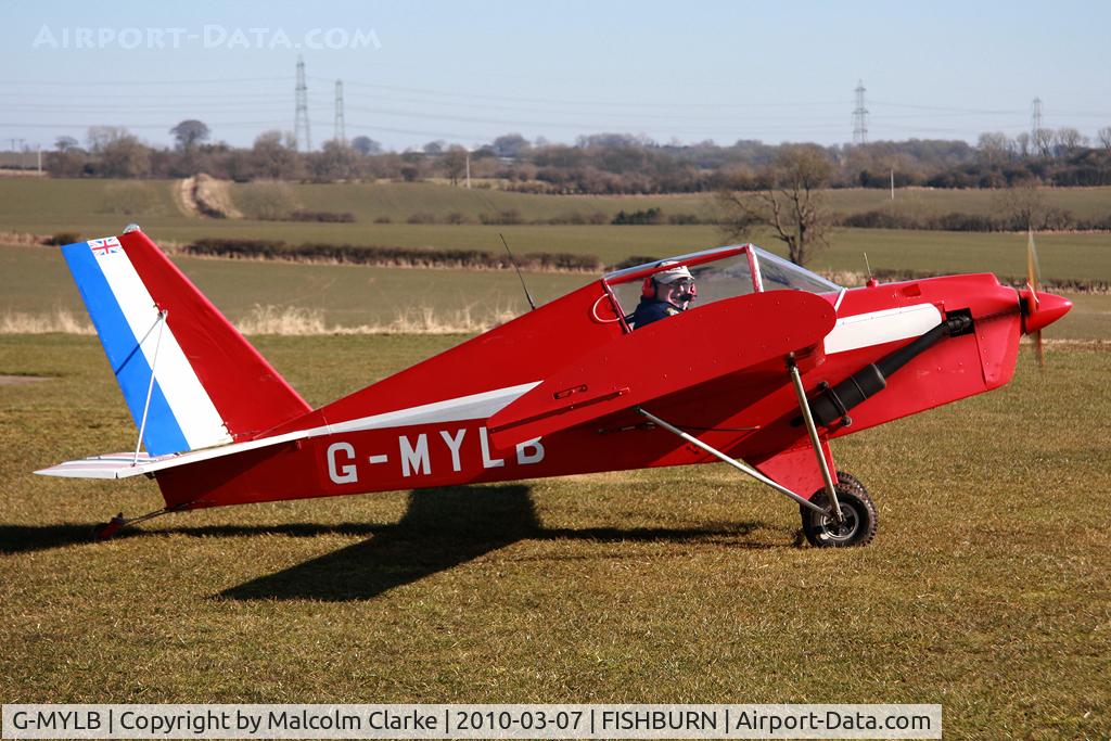 G-MYLB, 1993 Team Mini-Max 91 C/N PFA 186-12419, Team Mini-Max 91 at Fishburn Airfield, UK in 2010.