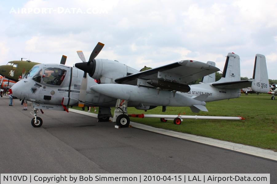 N10VD, 1968 Grumman OV-1D Mohawk C/N 162C, Sun N Fun 2010