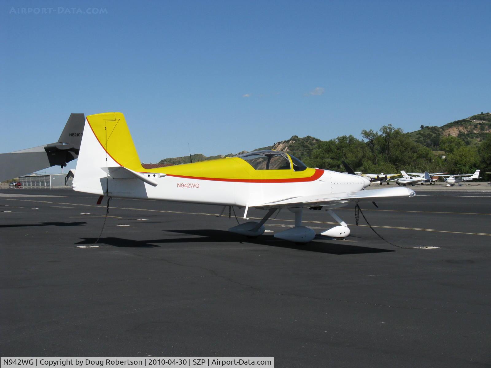 N942WG, 2007 Vans RV-9A C/N 90013, 2007 Wiechman/Garboden  VAN's RV-9A, Lycoming O-235-L2C 110 Hp