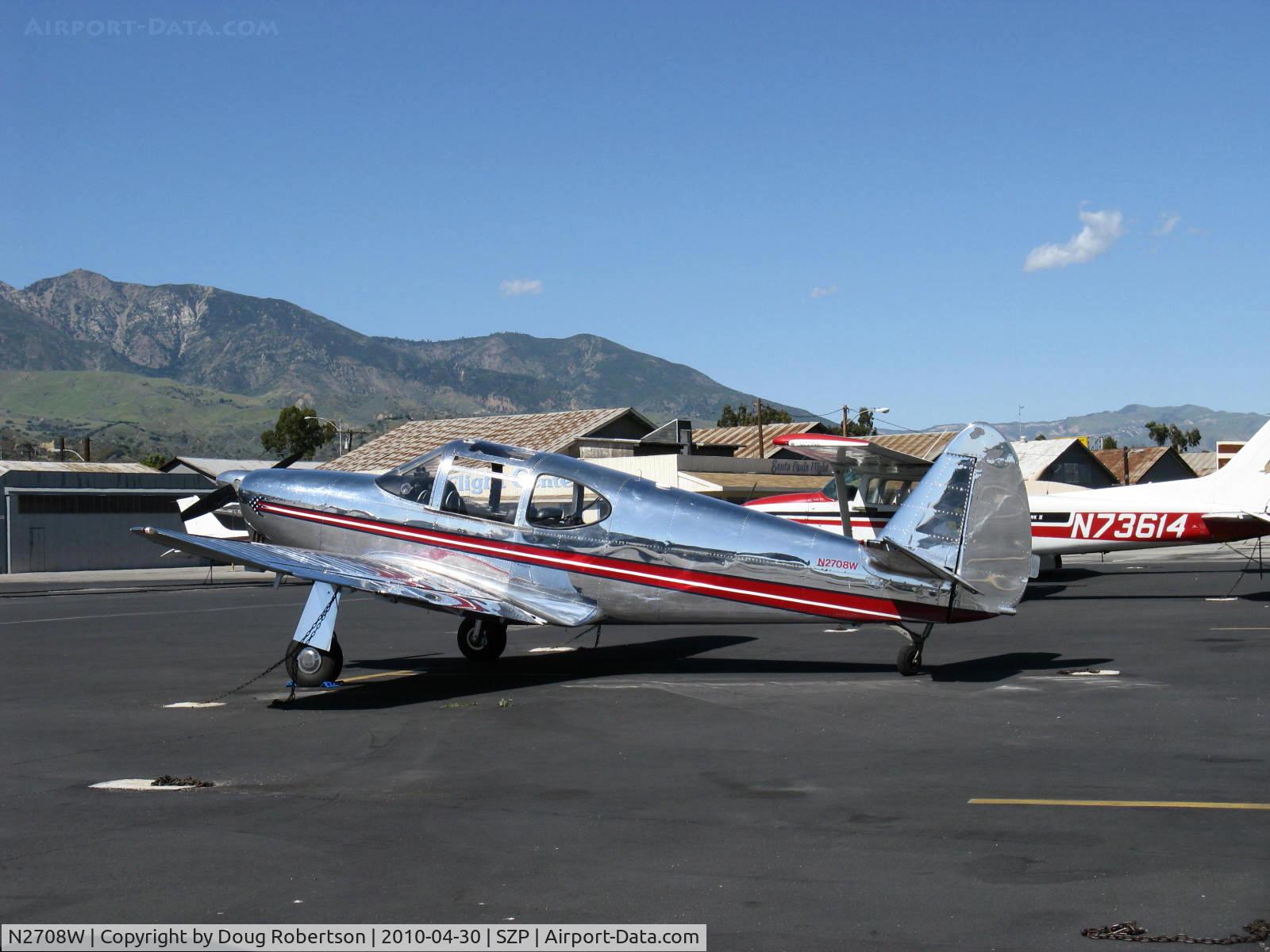 N2708W, 1950 Temco GC-1B Swift C/N 3741, 1950 Temco GC-1B SWIFT, Continental O-300-A 145 Hp upgrade, mirror-polished show plane