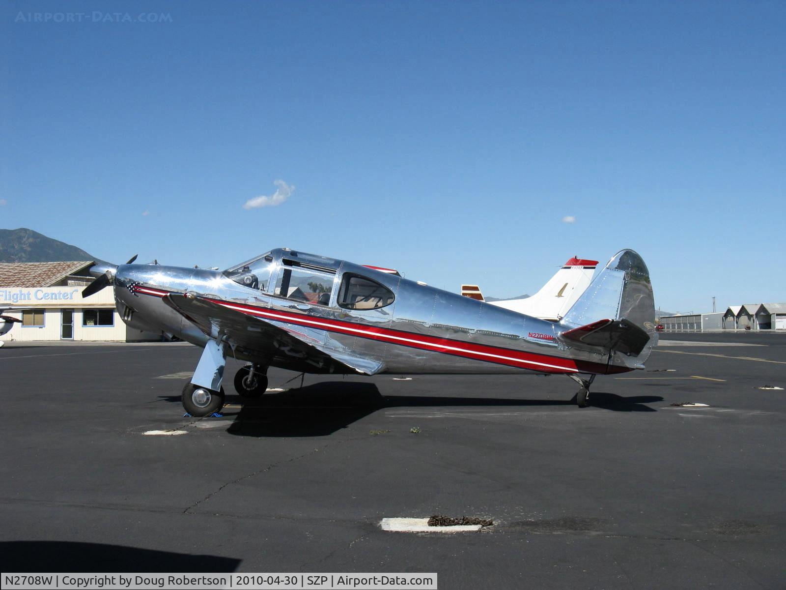 N2708W, 1950 Temco GC-1B Swift C/N 3741, 1950 Temco GC-1B SWIFT, Continental O-300-A 145 Hp upgrade, mirror-polished show plane