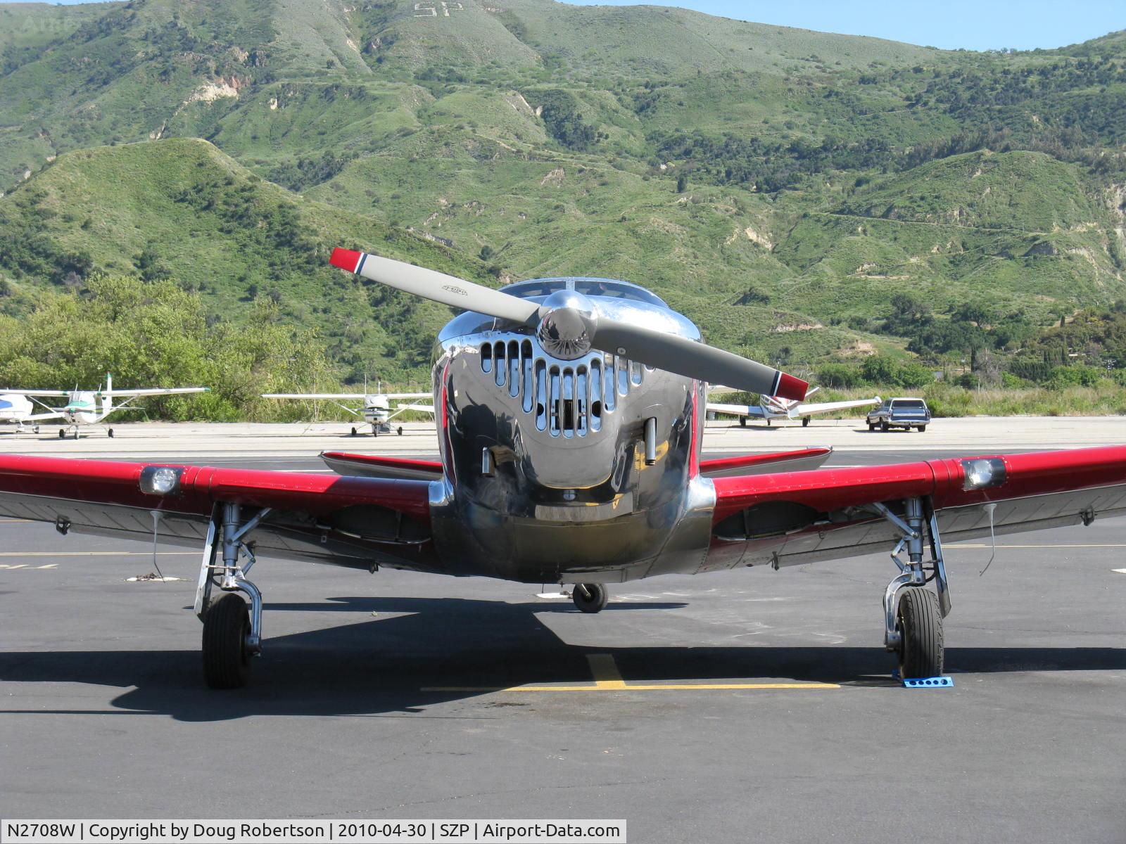 N2708W, 1950 Temco GC-1B Swift C/N 3741, 1950 Temco GC-1B SWIFT, Continental O-300-A 145 Hp upgrade, mirror-polished show plane, the business end of the SWIFT