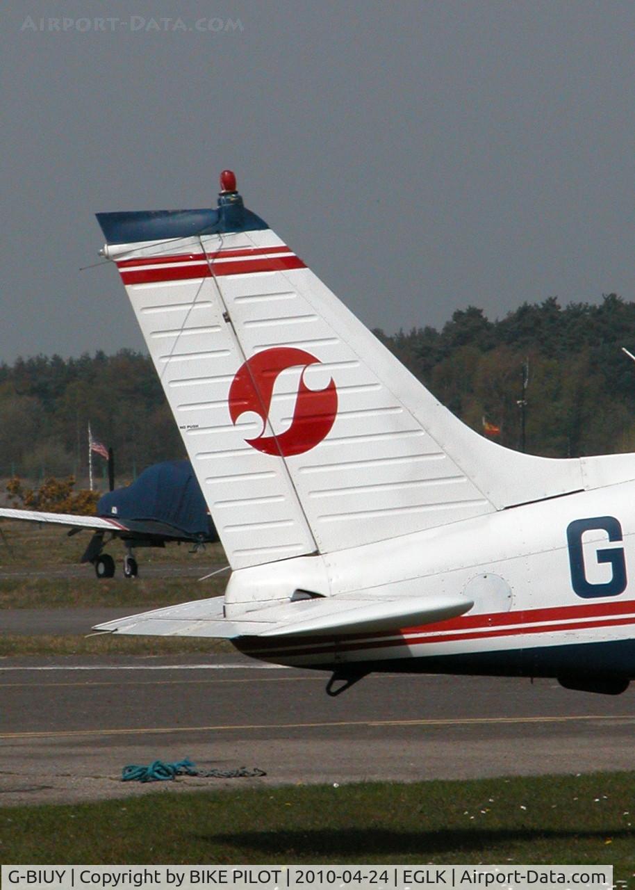 G-BIUY, 1981 Piper PA-28-181 Cherokee Archer II C/N 28-8190133, UNIFORM YANKEE TAIL FEATHERS