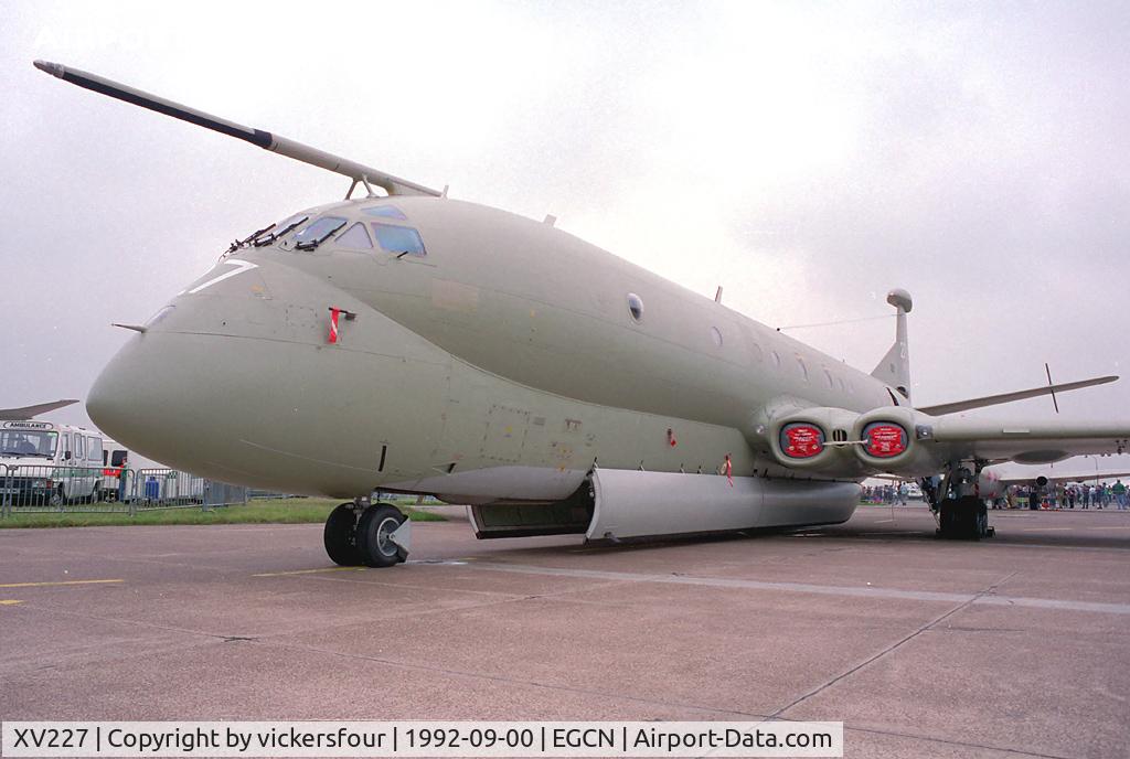 XV227, Hawker Siddeley Nimrod MR.2P C/N 8002, Royal Air Force. Operated by the Kinloss Wing.