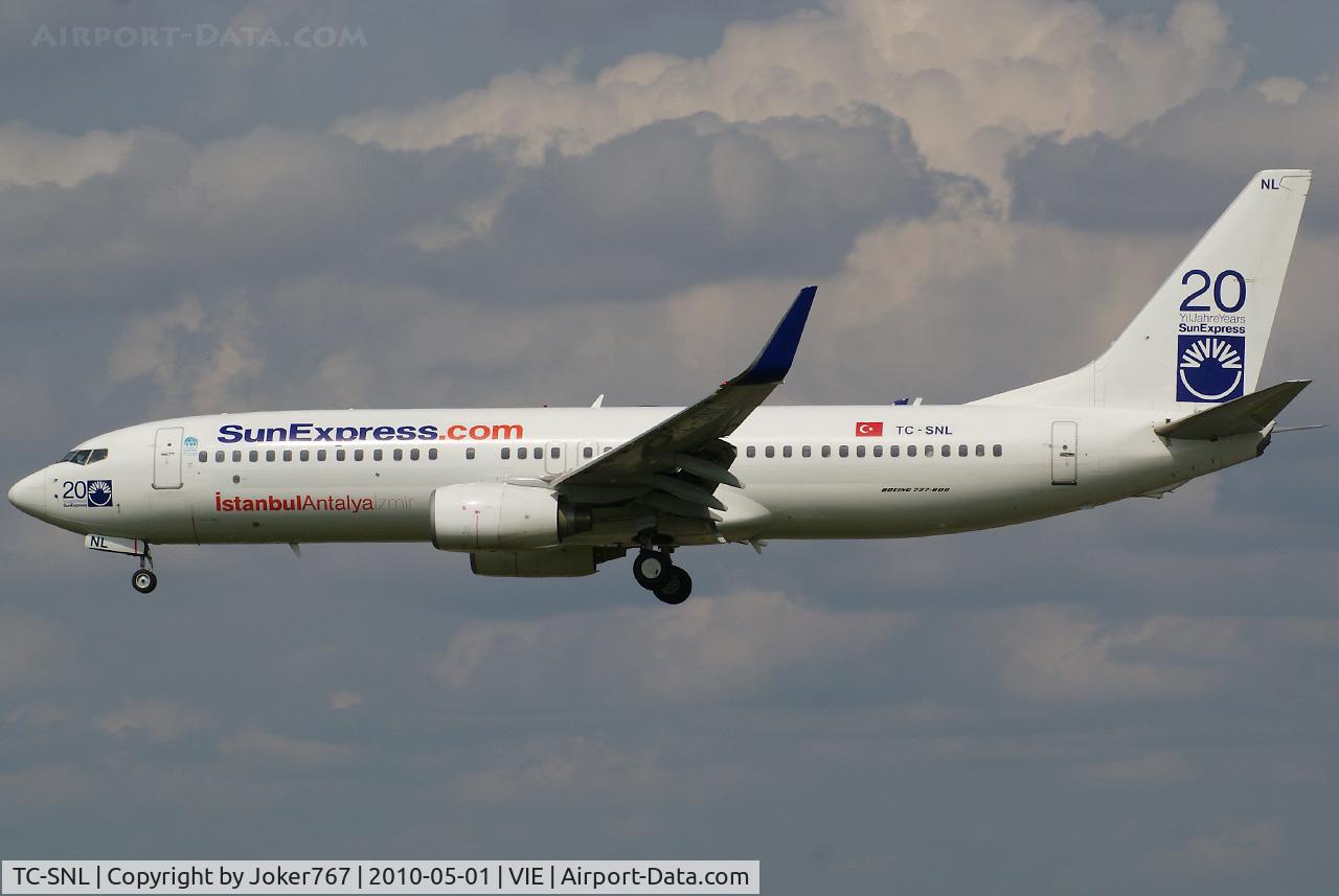 TC-SNL, 2005 Boeing 737-86N C/N 34251, SunExpress  Boeing 737-86N(WL)