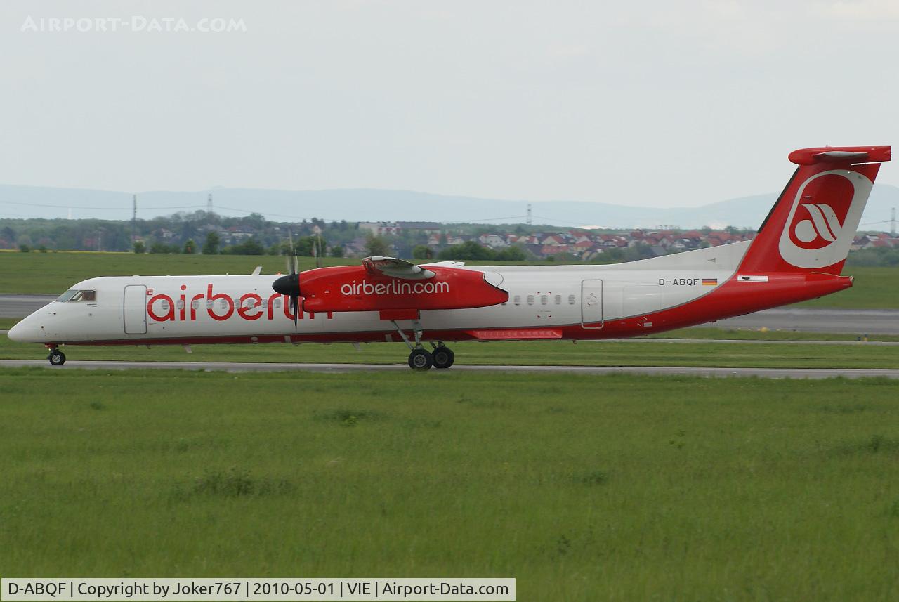 D-ABQF, 2009 De Havilland Canada DHC-8-402Q Dash 8 C/N 4245, Air Berlin (LGW) De Havilland Canada DHC-8-402Q