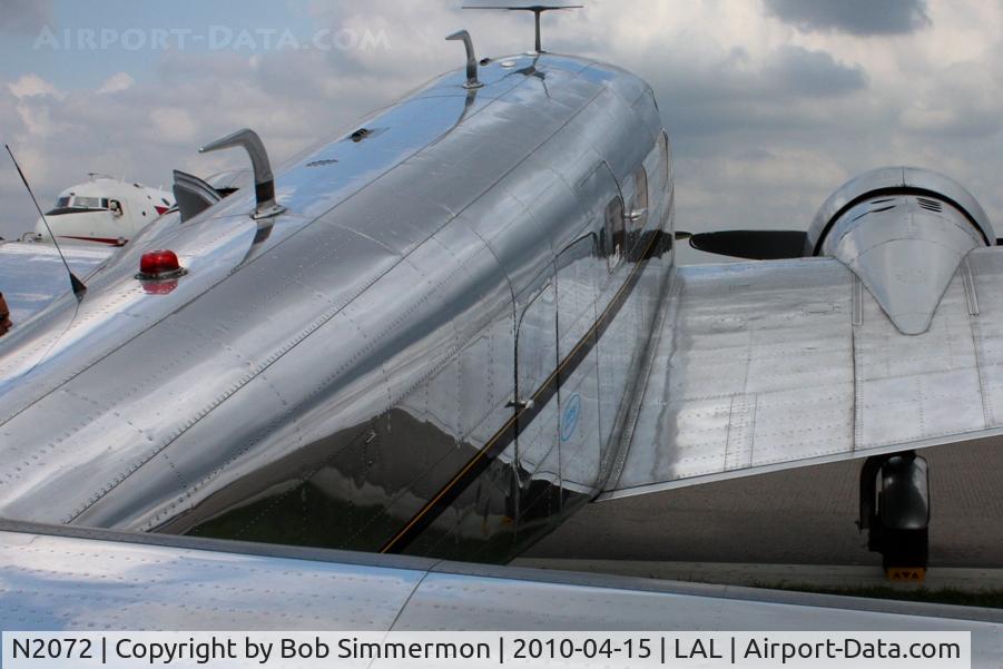 N2072, 1936 Lockheed 12A Electra Junior C/N 1208, Sun N Fun 2010