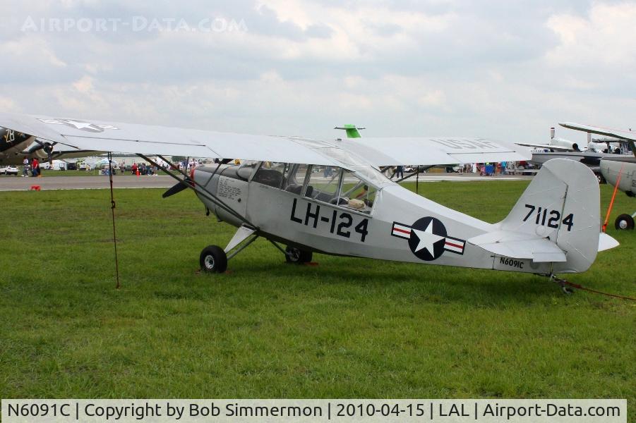 N6091C, 1947 Aeronca L-16A C/N Not found (47-1124), Sun N Fun 2010