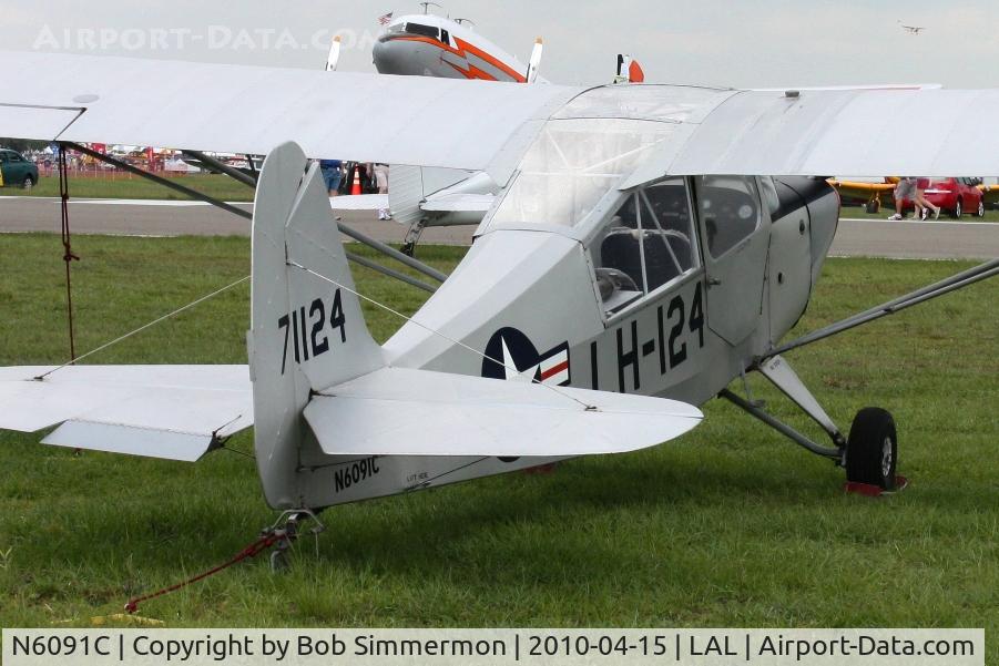 N6091C, 1947 Aeronca L-16A C/N Not found (47-1124), Sun N Fun 2010