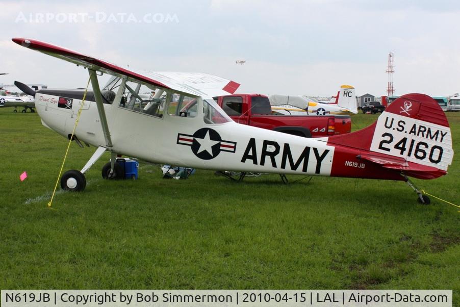 N619JB, Cessna 305F C/N AR-1, Sun N Fun 2010