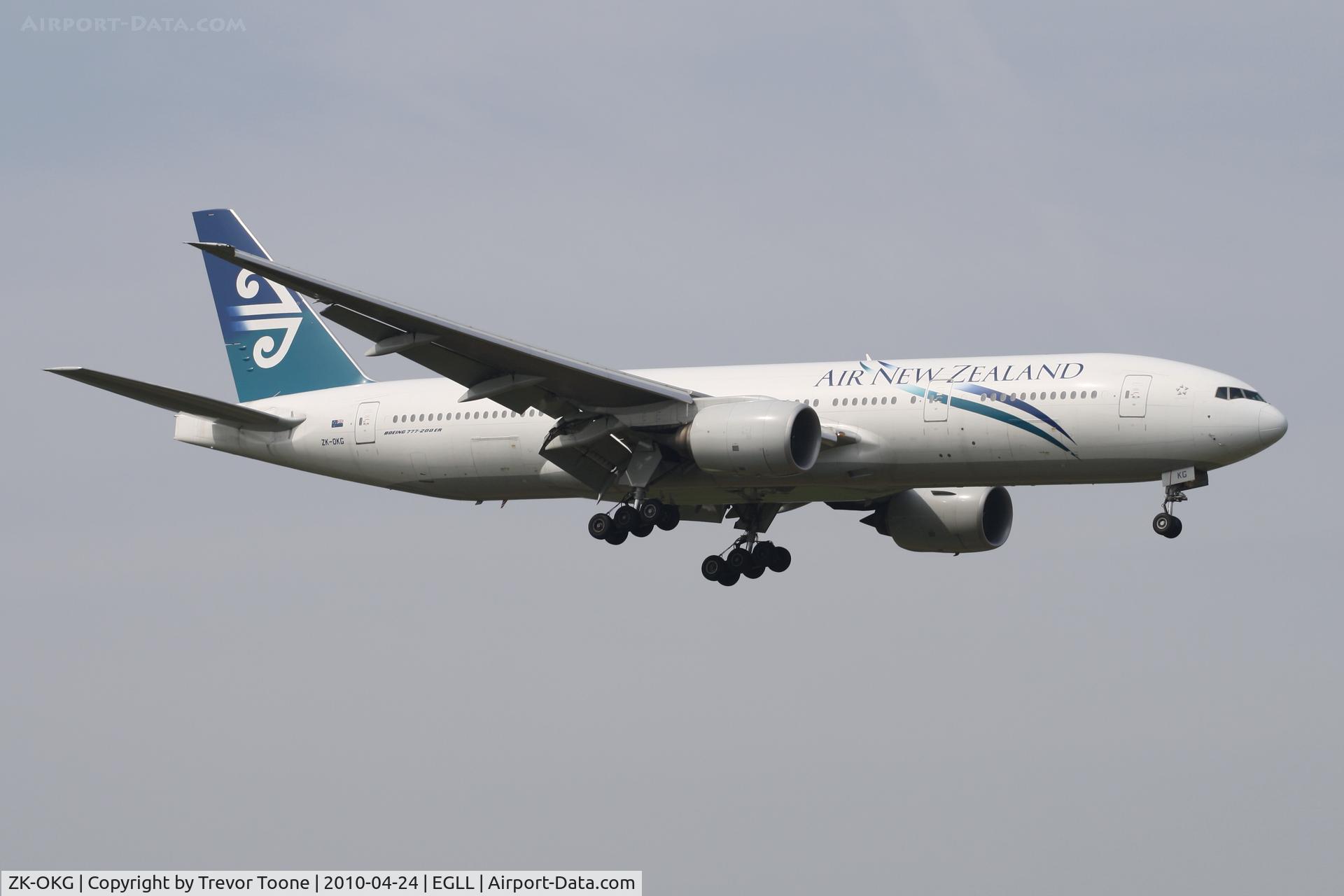 ZK-OKG, 2006 Boeing 777-219 C/N 29403, Boeing 777-219, c/n: 29403