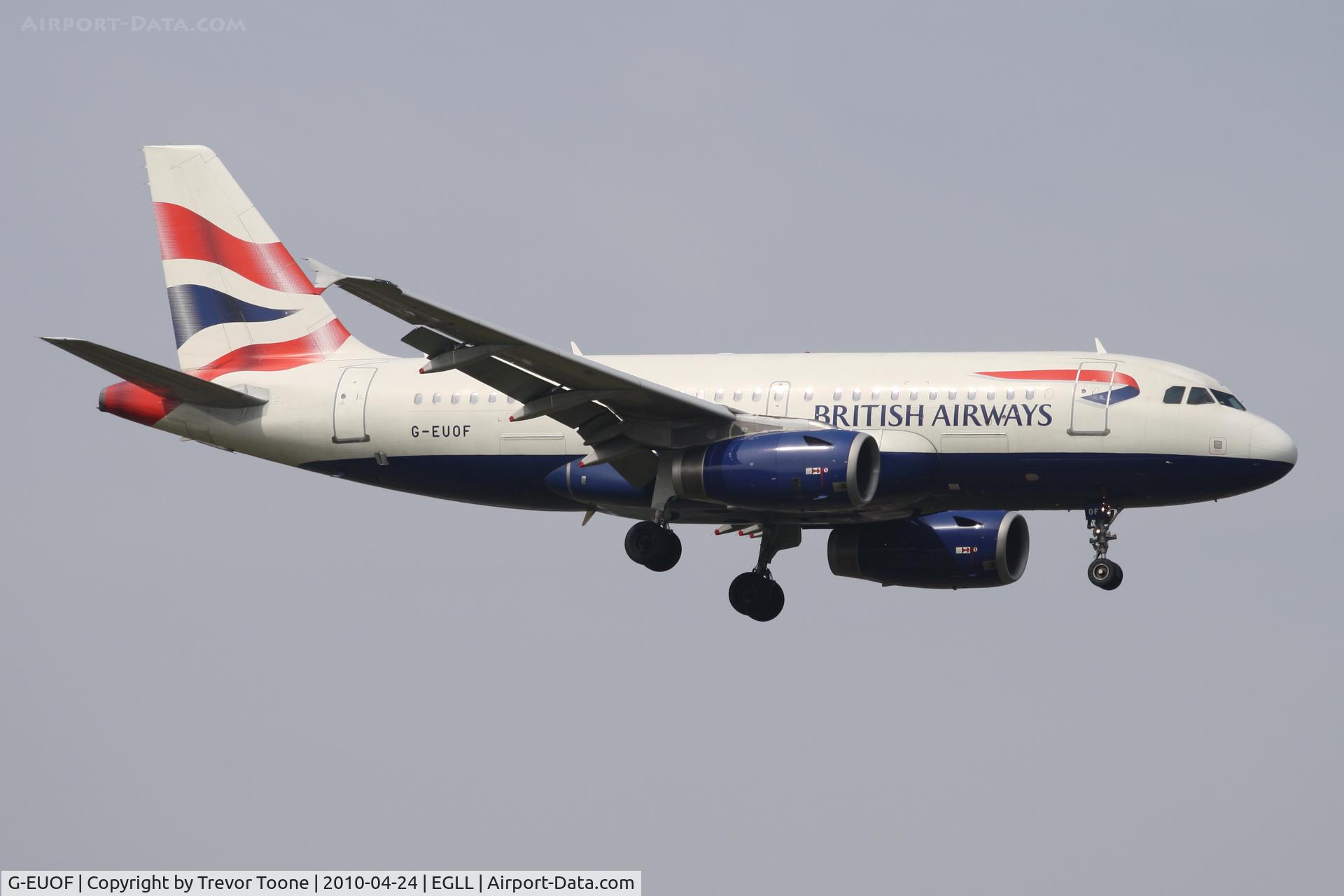 G-EUOF, 2001 Airbus A319-131 C/N 1590, AIRBUS A319-131, c/n: 1590