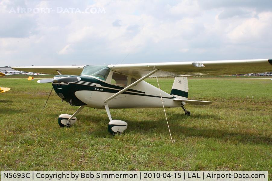 N5693C, 1950 Cessna 140A C/N 15653, Sun N Fun 2010