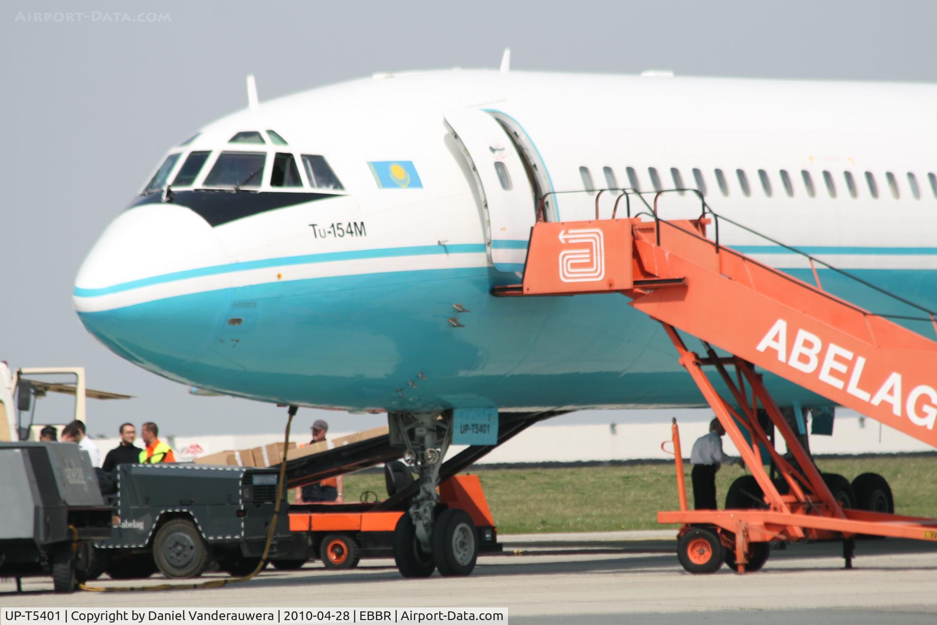 UP-T5401, 1991 Tupolev Tu-154M C/N 91A889, Parked on G.A. apron