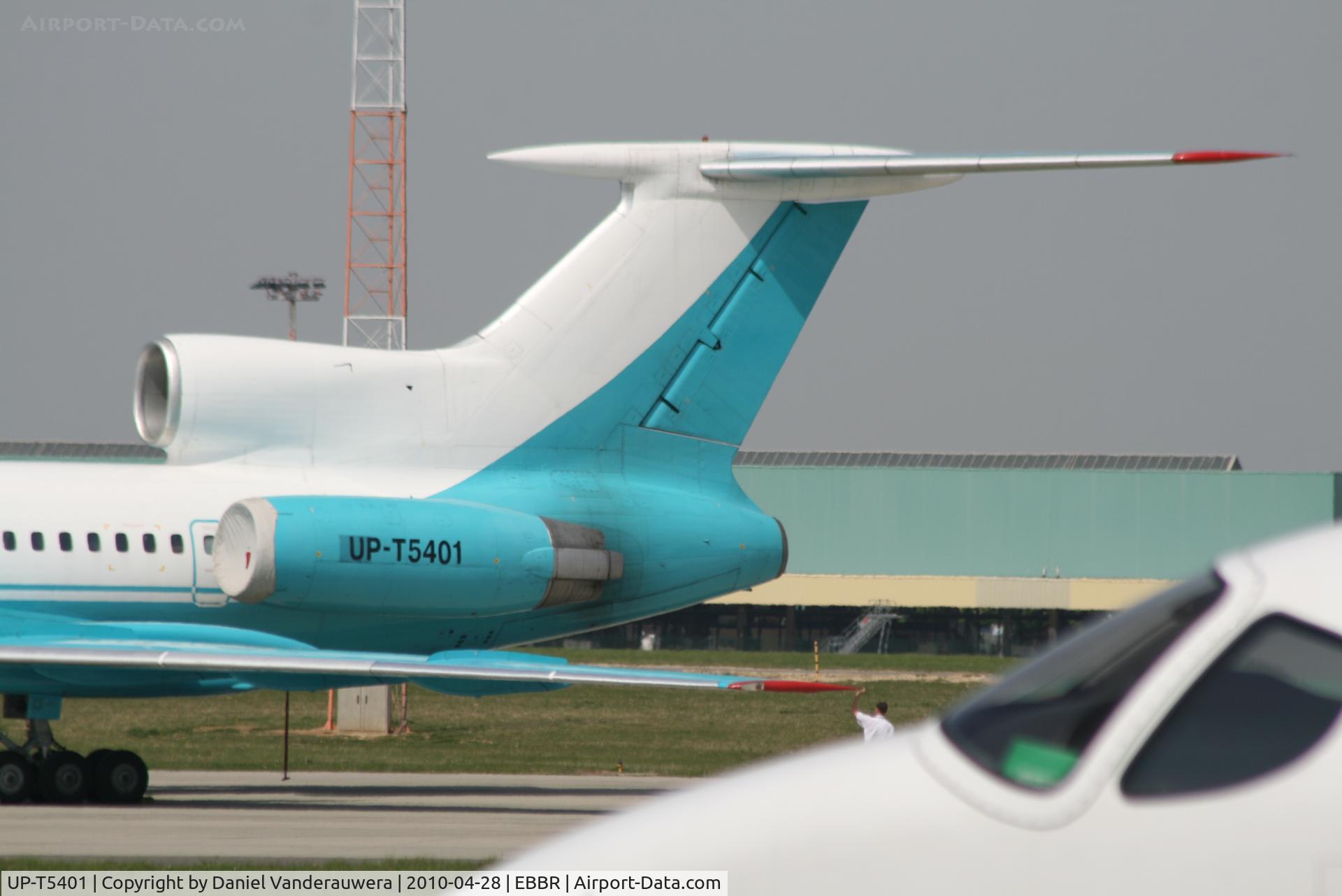 UP-T5401, 1991 Tupolev Tu-154M C/N 91A889, Parked on G.A. apron