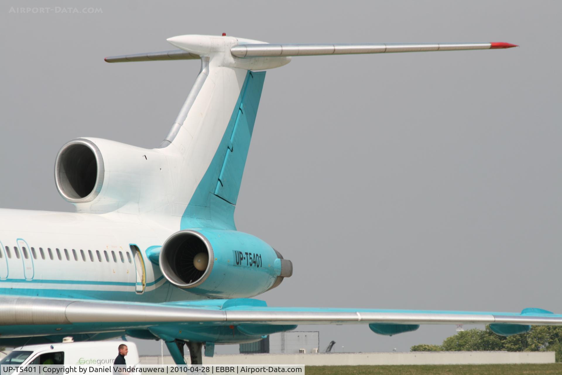 UP-T5401, 1991 Tupolev Tu-154M C/N 91A889, Parked on G.A. apron