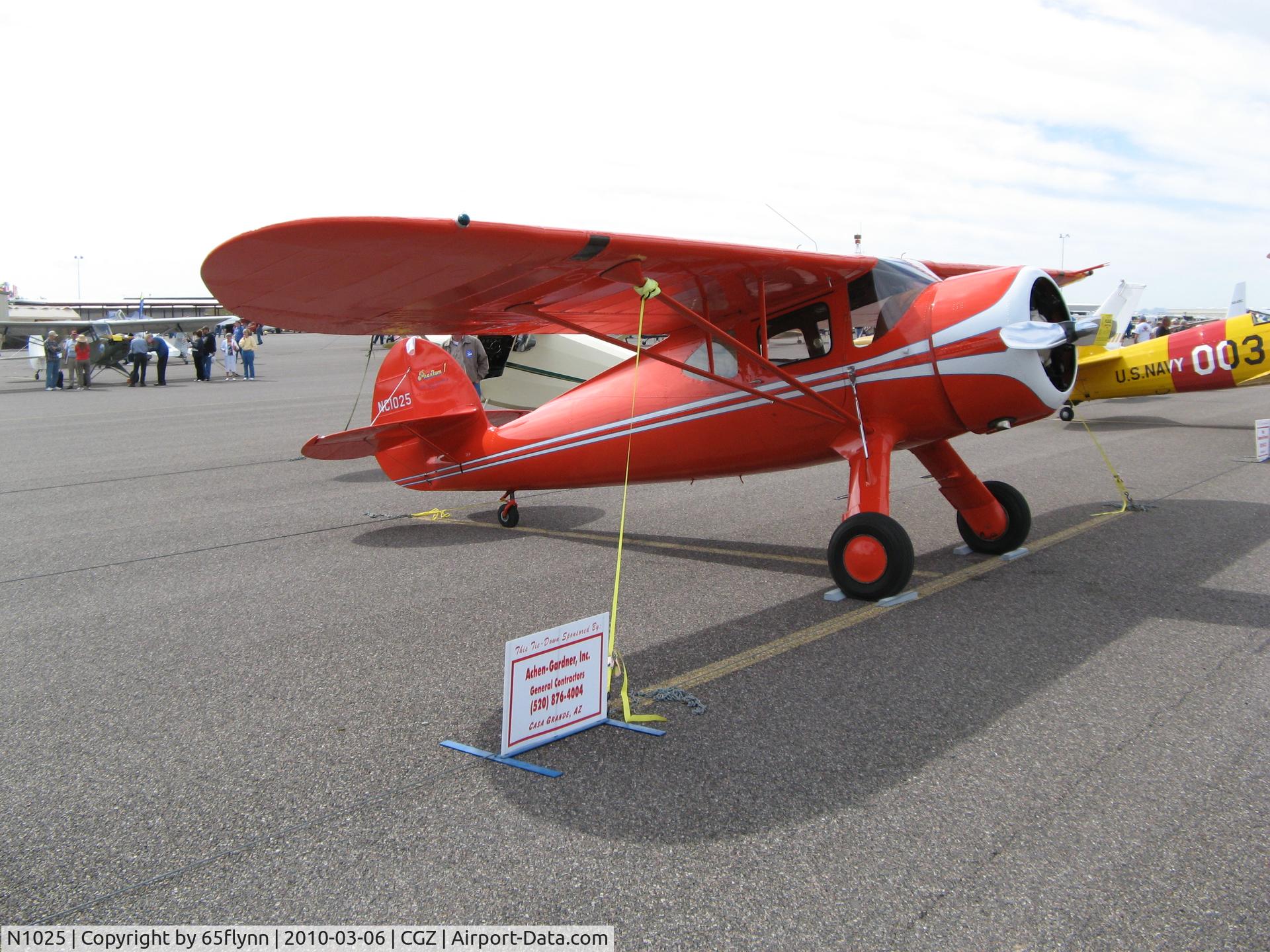 N1025, 1955 Luscombe Model 1/Phantom C/N 112, Cactus Flyin 2010, right quarter view