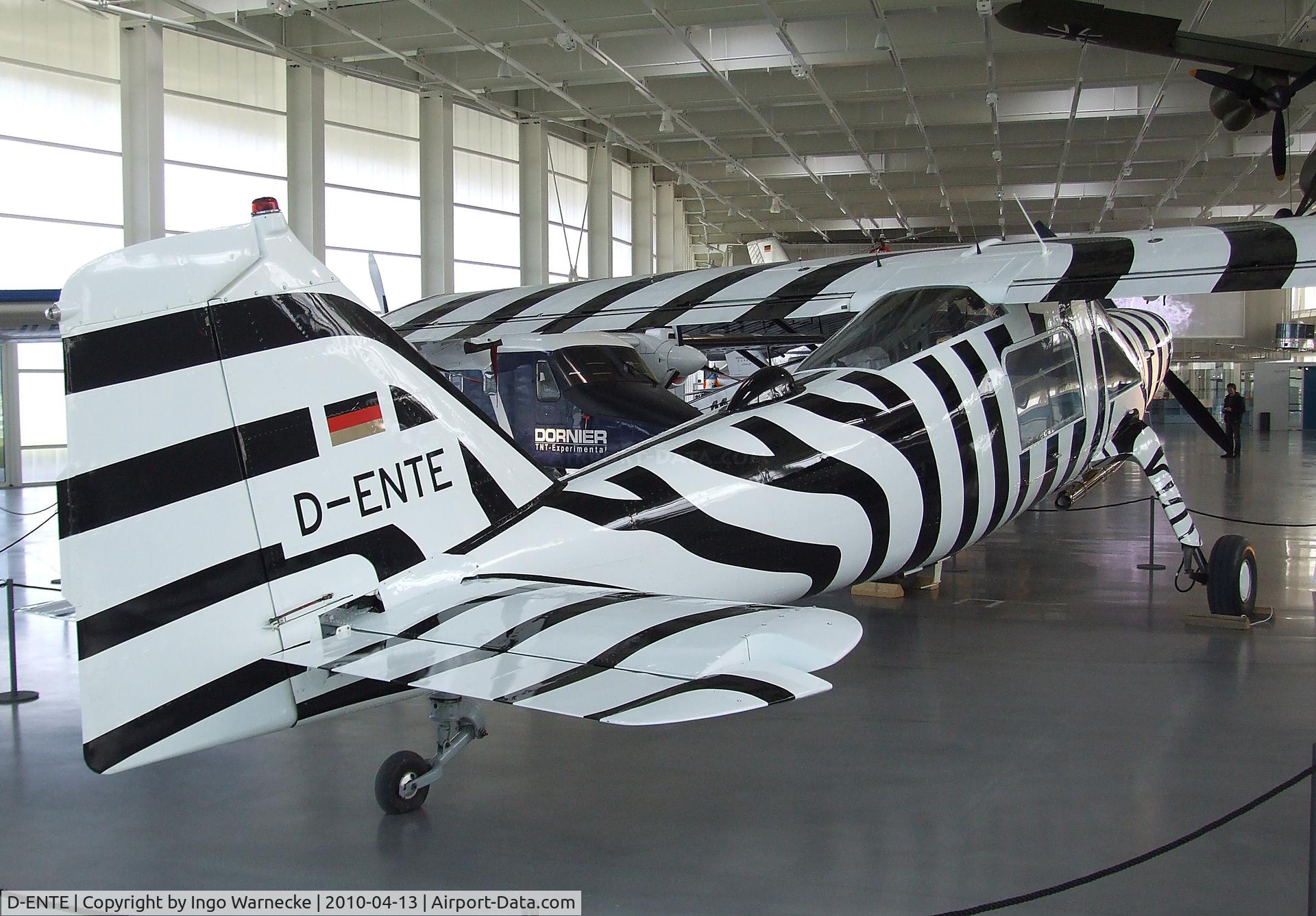 D-ENTE, Dornier Do-27A4 C/N 375, Dornier Do 27A4 (painted for reenactment the famous flights of zoologist and filmmaker Michael Grzimek, who died in the first 'D-ENTE' in the Serengeti (Tanzania) in 1959) at the Dornier-Museum Friedrichshafen