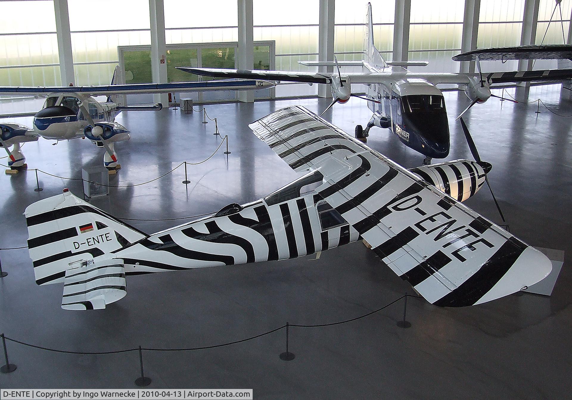 D-ENTE, Dornier Do-27A4 C/N 375, Dornier Do 27A4 (painted for reenactment the famous flights of zoologist and filmmaker Michael Grzimek, who died in the first 'D-ENTE' in the Serengeti (Tanzania) in 1959) at the Dornier-Museum Friedrichshafen