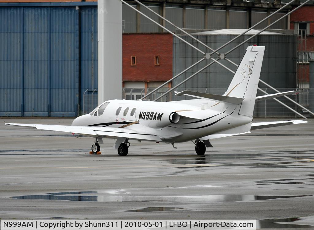 N999AM, 1974 Cessna 500 Citation Sierra Eagle C/N 500-0232, Parked at the General Aviation area...