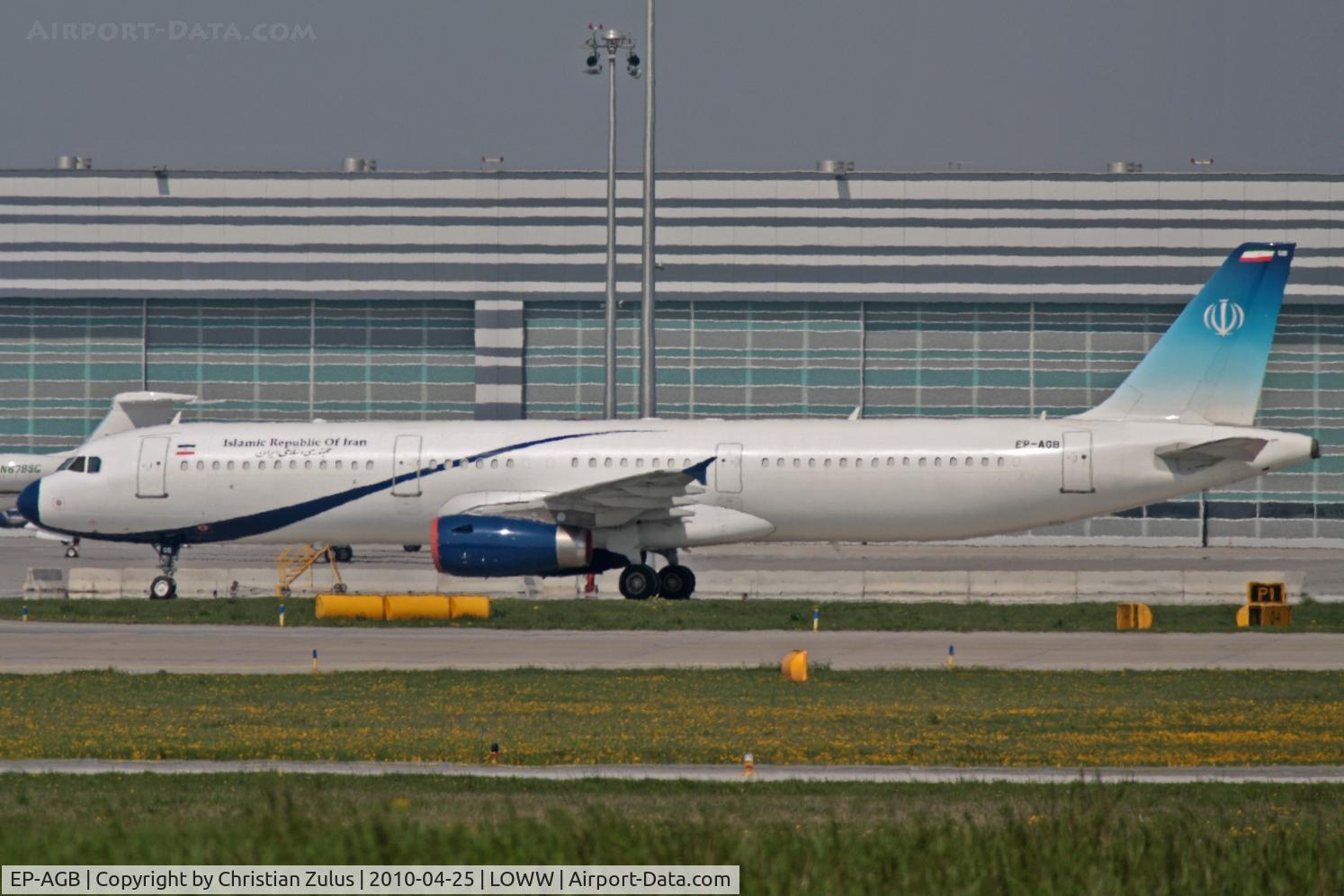 EP-AGB, 2000 Airbus A321-231 C/N 1202, Iran Government