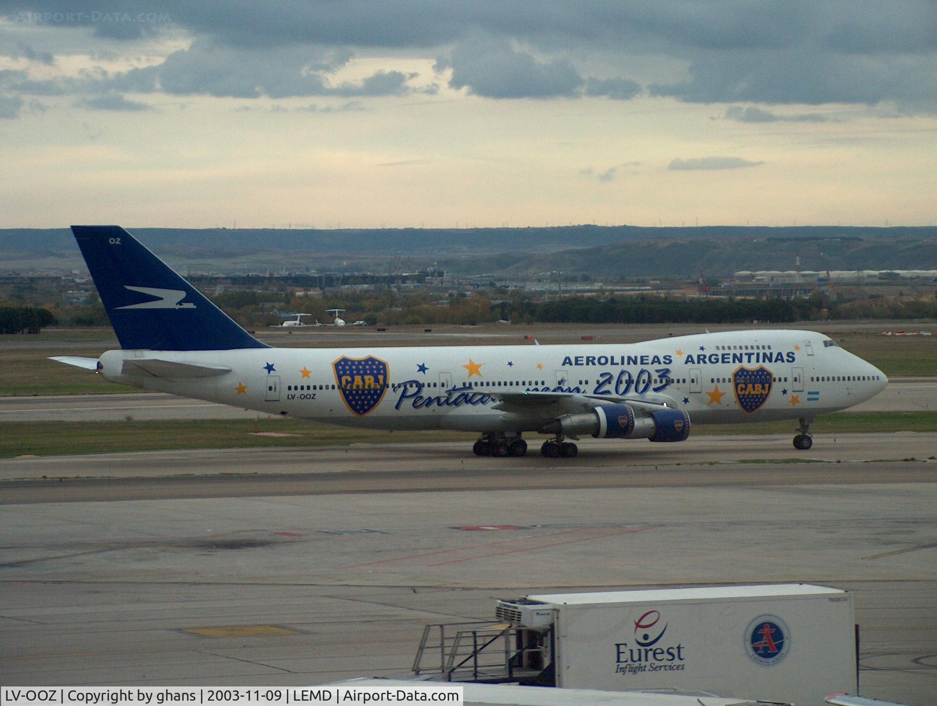LV-OOZ, 1981 Boeing 747-287B C/N 22592, 2003 Pentacampeon