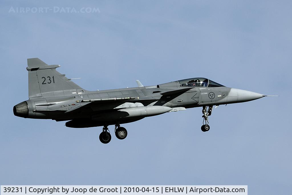 39231, Saab JAS-39C Gripen C/N 39231, One of the Swedish participants in the Frisian Flag exercise.