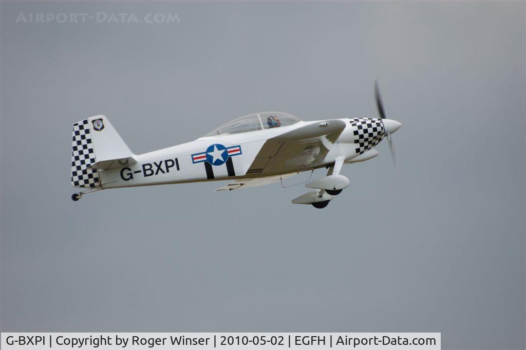 G-BXPI, 1998 Vans RV-4 C/N PFA 181-12426, Resident Vans RV-4 departing airport for aerobatics practice
