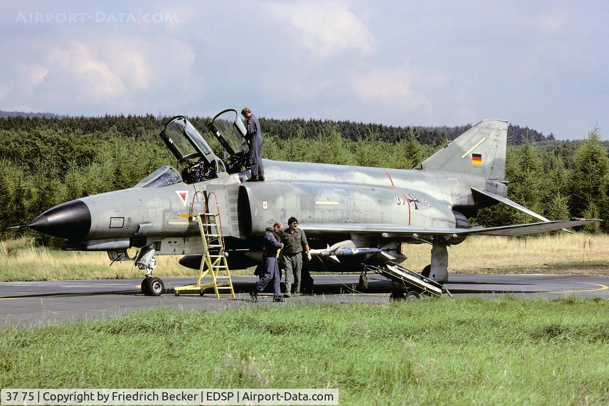 37 75, 1972 McDonnell Douglas F-4FKWS Phantom II C/N 4533, visiting Fliegerhorst Pferdsfeld