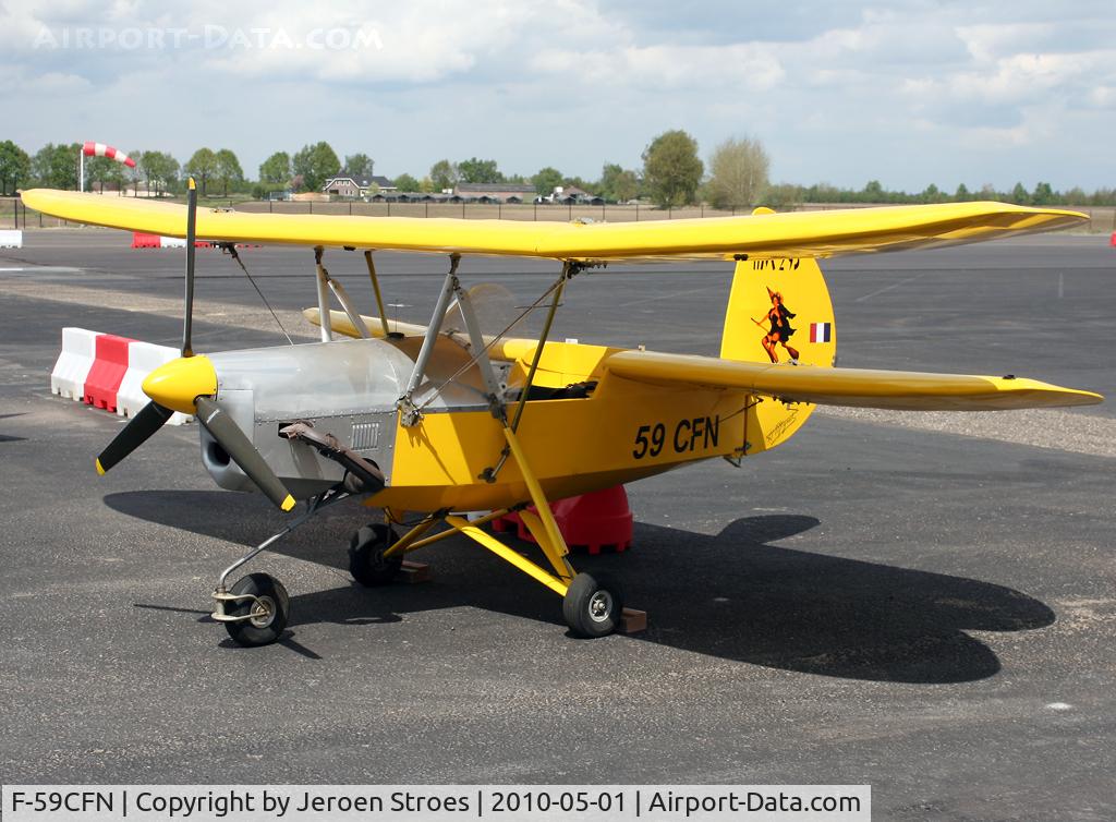 F-59CFN, 2003 Mignet HM.293 Pou-du-Ciel C/N NVAV-219, at Venlo's new airfield
