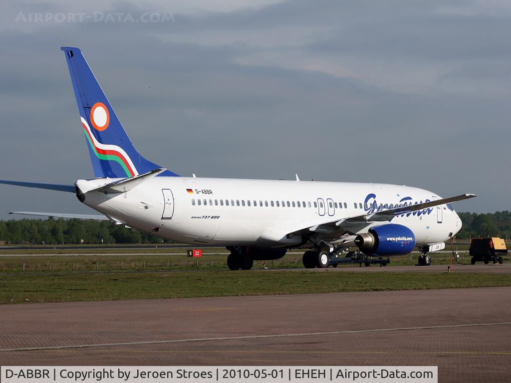 D-ABBR, 1999 Boeing 737-85F C/N 28825, just painted for a new B737-800 from russia