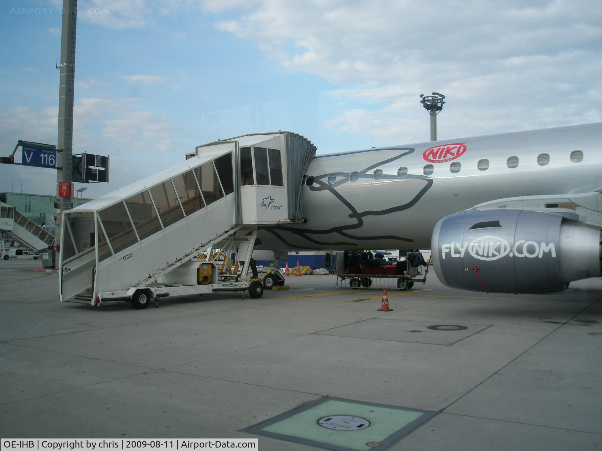 OE-IHB, 2009 Embraer 190LR (ERJ-190-100LR) C/N 19000294, .