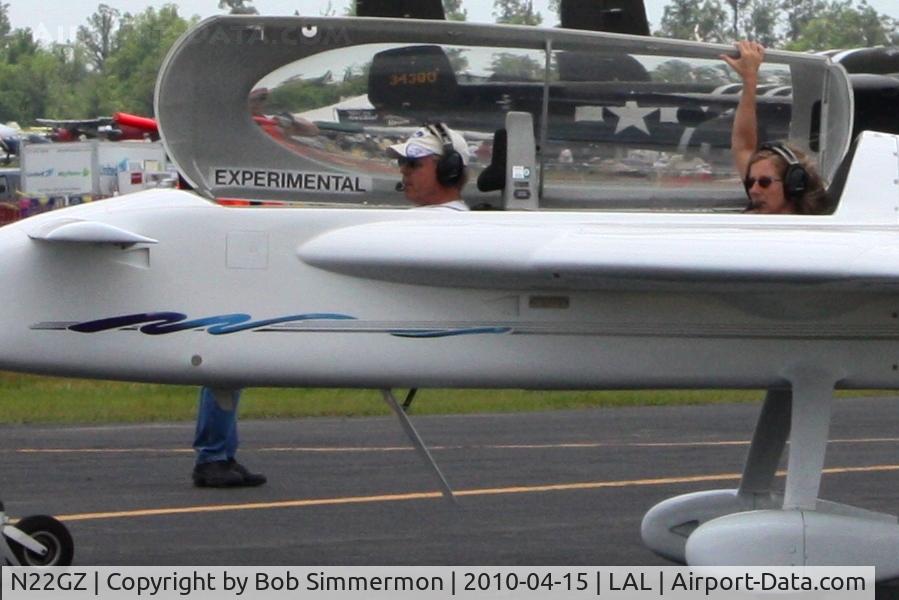 N22GZ, 1997 Rutan Long-EZ C/N 1081, Sun N Fun 2010