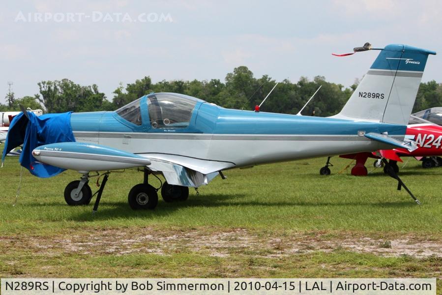 N289RS, 1997 Pazmany PL-2 C/N 089, Sun N Fun 2010