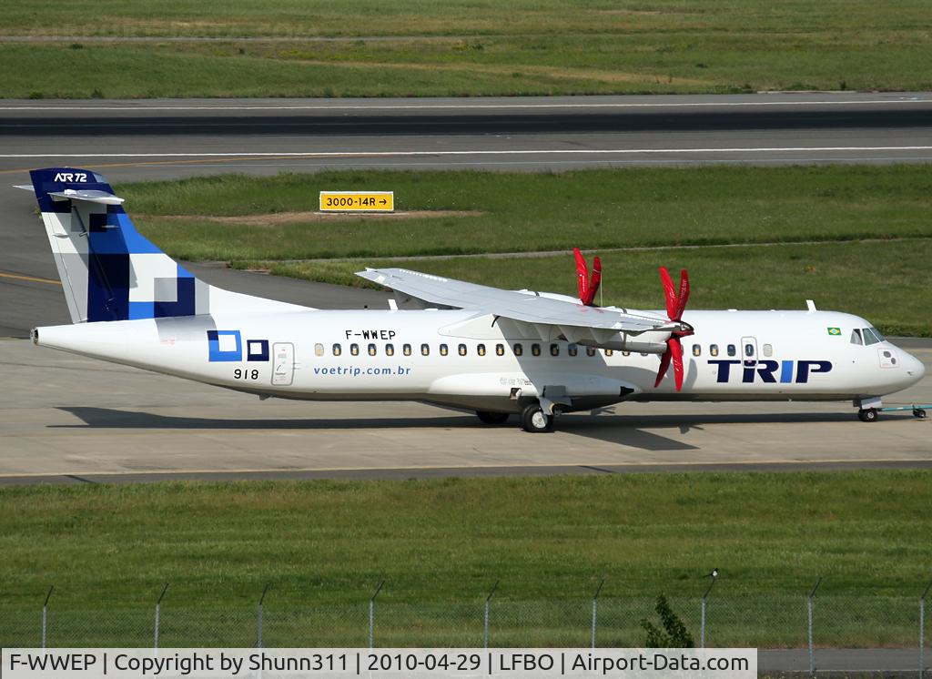 F-WWEP, 2010 ATR 72-212A C/N 918, C/n 918