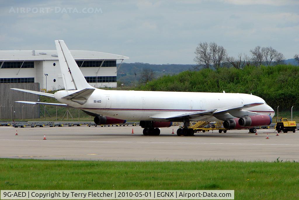 9G-AED, 1972 Douglas DC-8-62AF C/N 46162, Air Charter Express DC8 at East Midlands