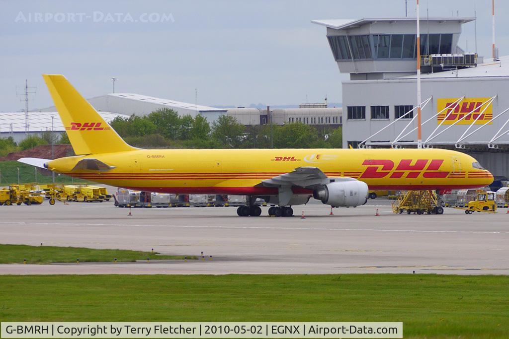 G-BMRH, 1988 Boeing 757-236/SF C/N 24266, DHL B757 on the East Midlands Freight ramp