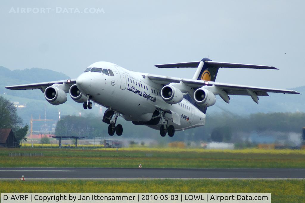 D-AVRF, 1995 British Aerospace Avro 146-RJ85 C/N E.2269, Lufthansa Cityline