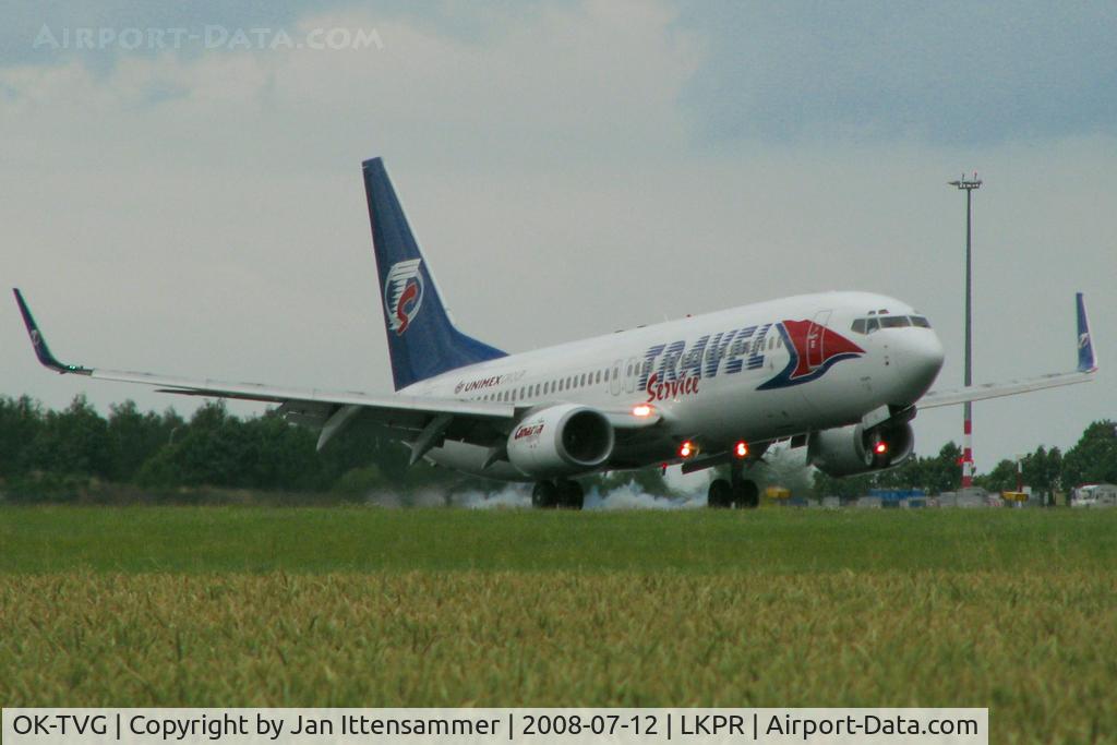 OK-TVG, 2007 Boeing 737-8Q8 C/N 30719, B738wl