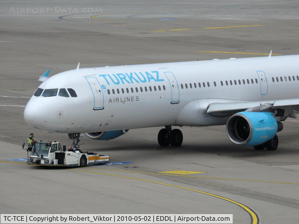 TC-TCE, 1997 Airbus A321-211 C/N 666, Turkuaz Airlines; Airbus 321-211