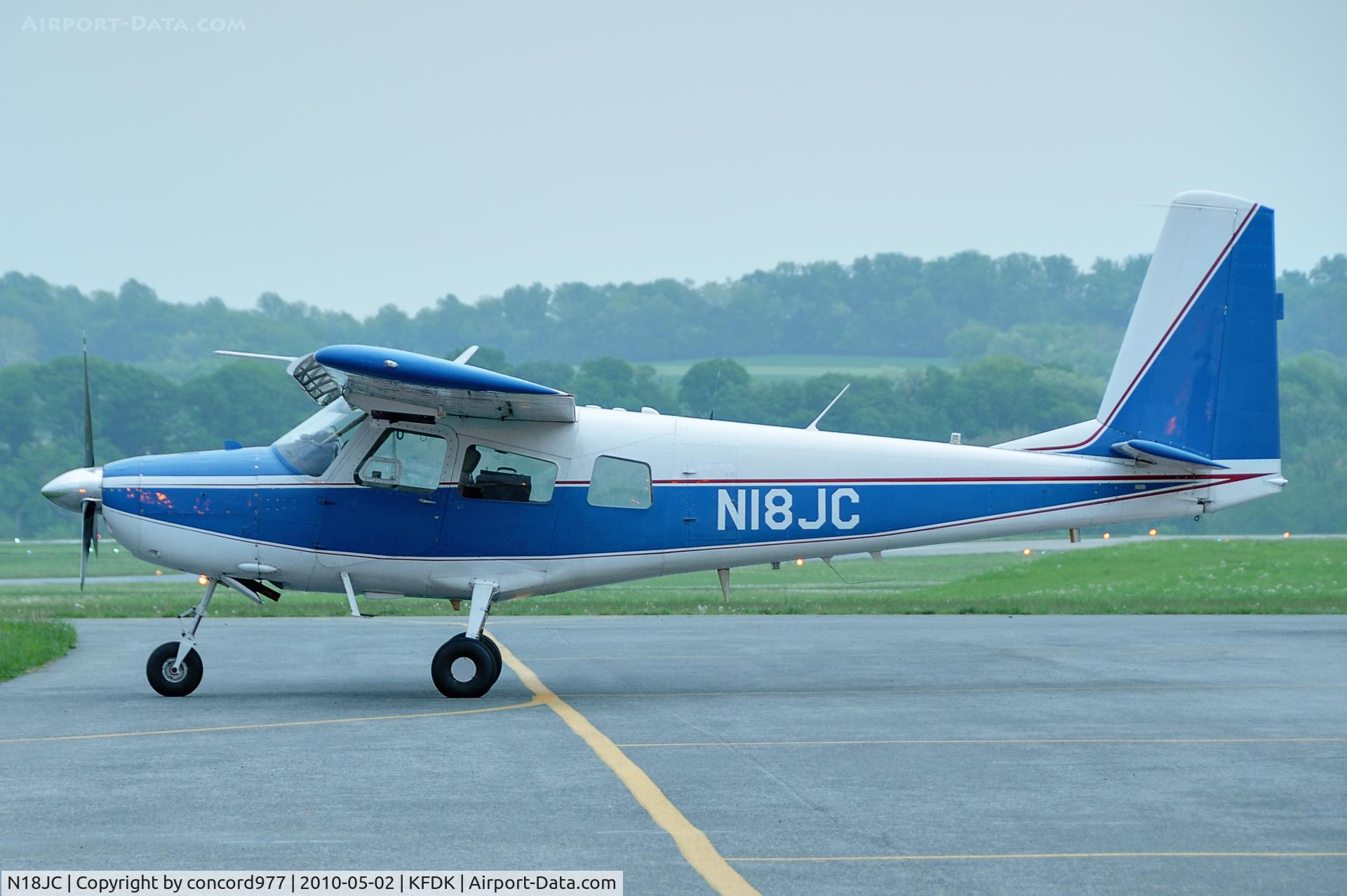 N18JC, 1974 Helio HT-295 Super Courier C/N 1719, Seen at KFDK on 5/2/2010.