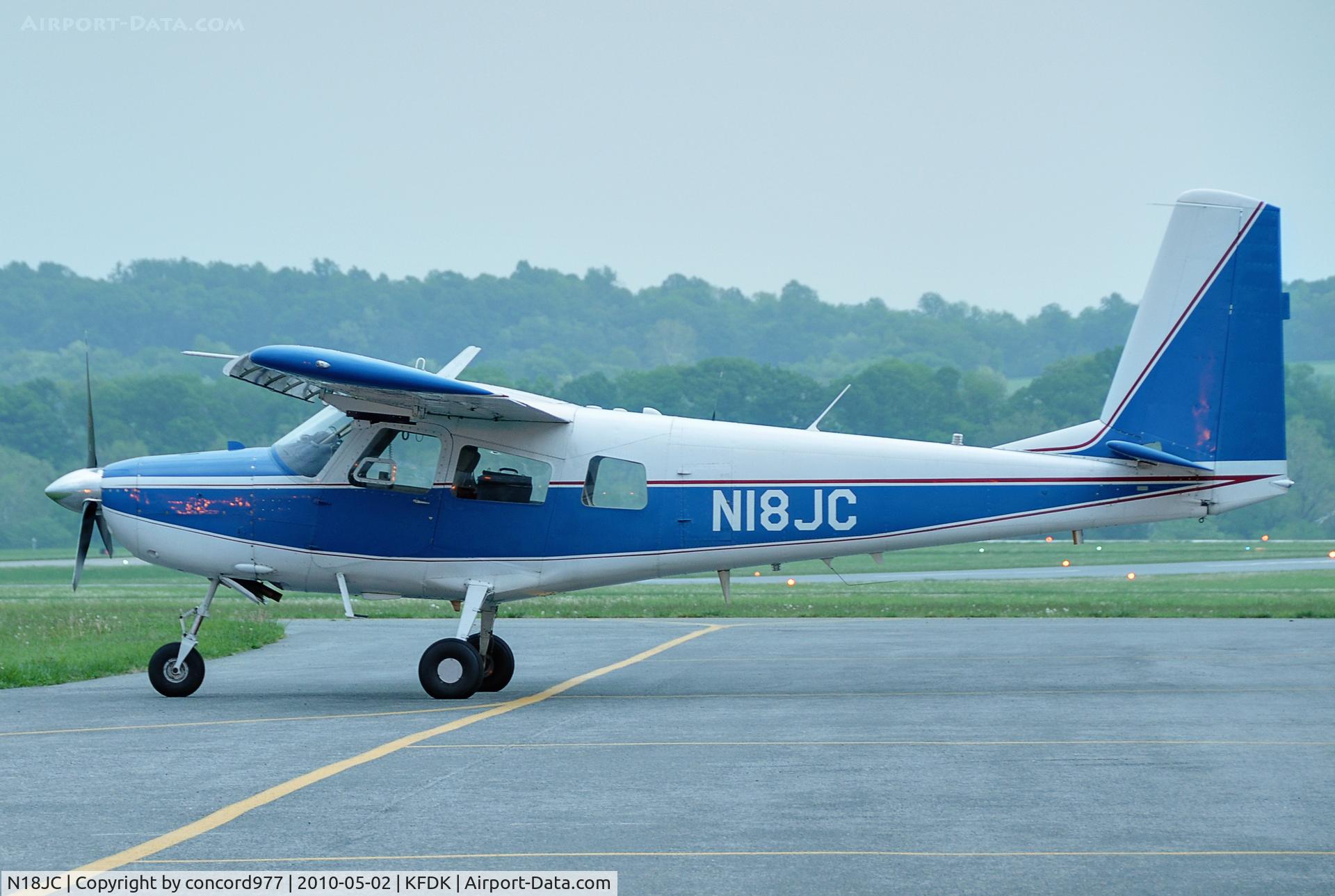 N18JC, 1974 Helio HT-295 Super Courier C/N 1719, Seen at KFDK on 5/2/2010.