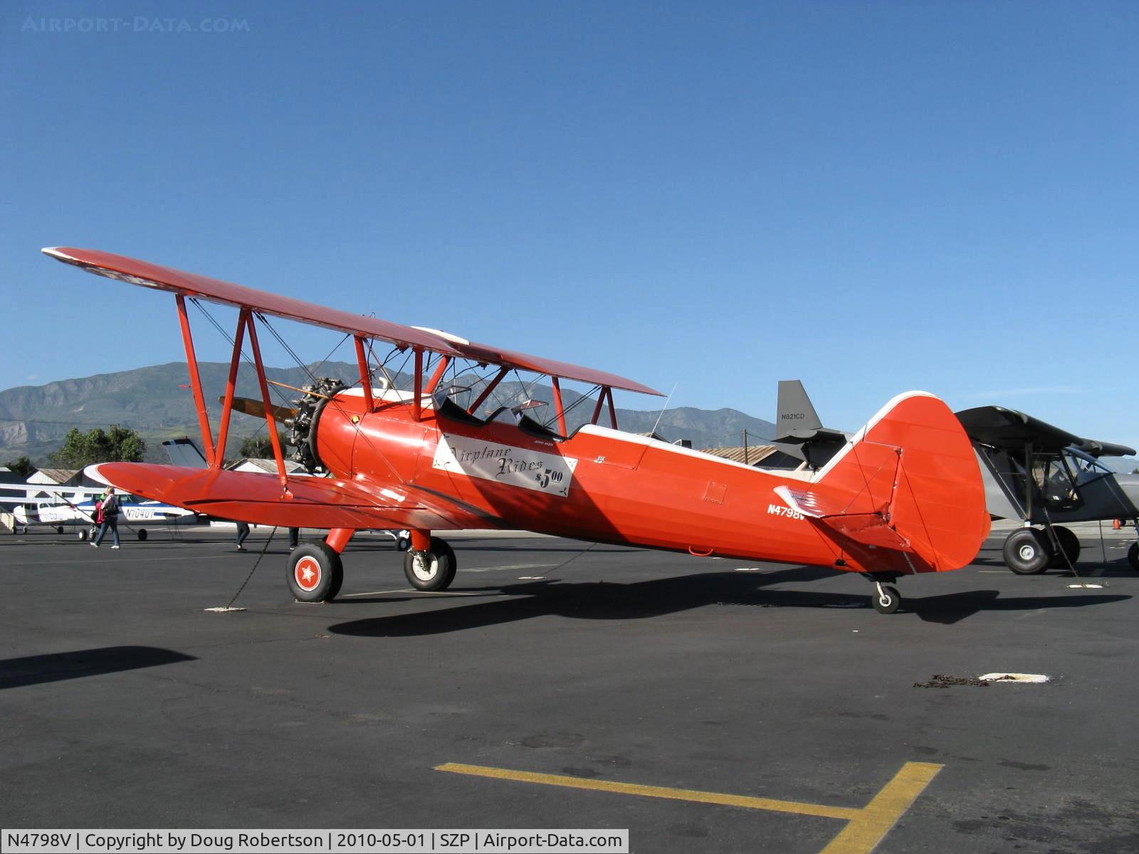 N4798V, 1943 Boeing E75 C/N 75-5086, 1943 Boeing Stearman E75, Jacobs R755B 275 Hp