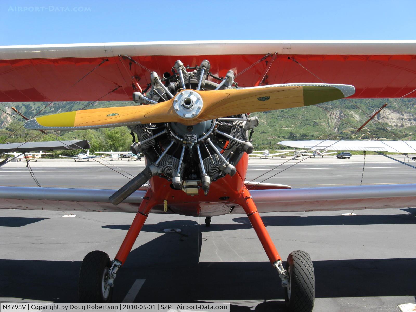 N4798V, 1943 Boeing E75 C/N 75-5086, 1943 Boeing Stearman E75, Jacobs R755B 275 Hp, wood prop